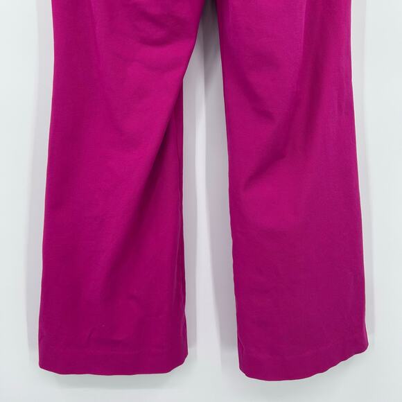 Boden Vibrant Magenta Flare Trouser Pants Bold Office Career Tailored Womens  6 - Picture 11 of 11